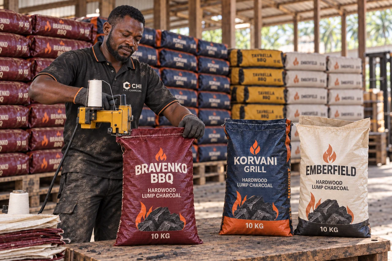Illustrative Bravenko, Korvani and Emberfield 10 kg private-label packaging concepts